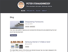 Tablet Screenshot of peteroshaughnessy.com